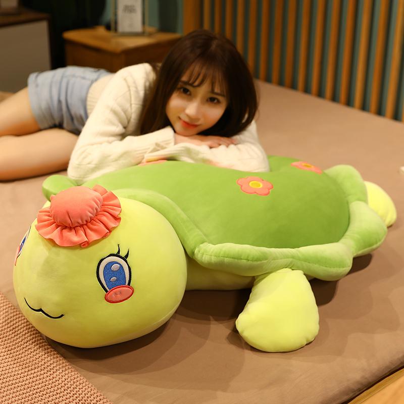 Мягкая мягкая морская черепаха, плюшевая игрушка, милая подушка для сна, кукла-пара, кукла-черепаха, девочка, кровать, спящая, большая декоративная подушка, подарок