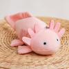 23cm Keychain Cute Axolotl Stuffed Plush Toy Real Life Simulation Ambystoma Mexicanum Dinosaur Pendent