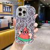 Чехол для телефона: 2D плоский дизайн, подходящий для защитного чехла iPhone 18 17 16 15 14 13 Pro, парный стиль, выражает любовь и выглядит круто, Рождество и Хэллоуин g