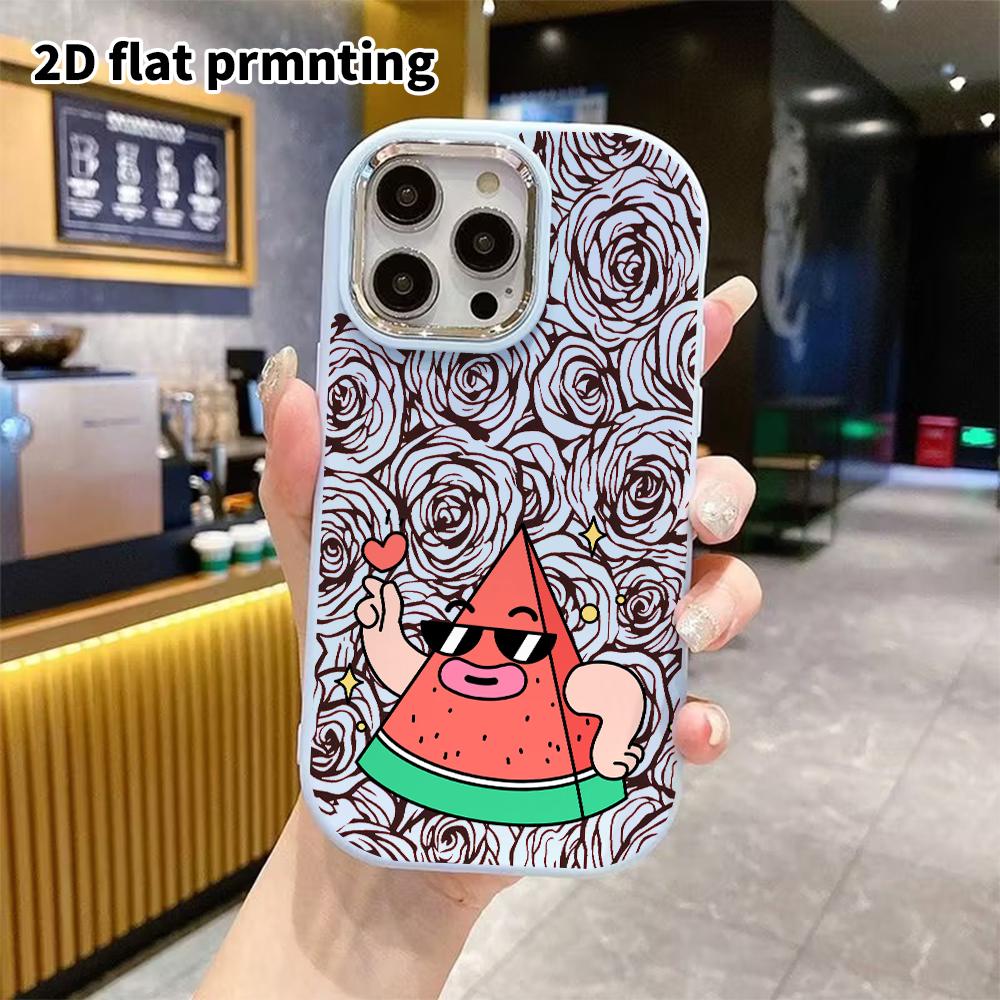 Чехол для телефона: 2D плоский дизайн, подходящий для защитного чехла iPhone 18 17 16 15 14 13 Pro, парный стиль, выражает любовь и выглядит круто, Рождество и Хэллоуин g