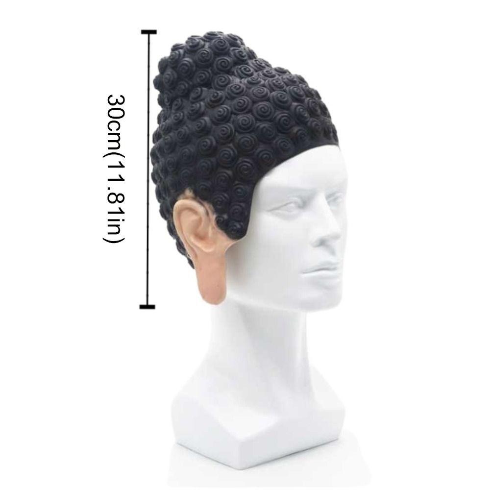Unique Buddha Headgear Flexible Buddha Mask Swimming Caps Buddha Swimming Hat  Themed Events