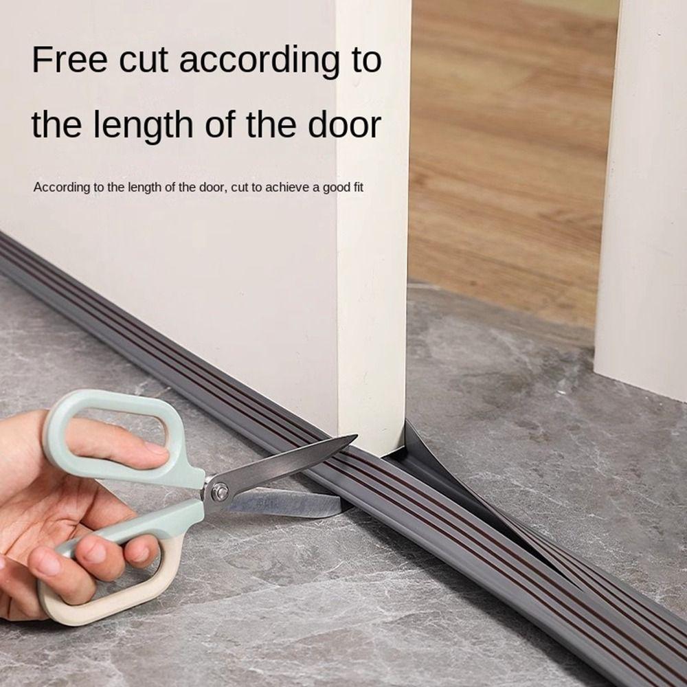 Уплотнительная лента для двери из ПВХ, гибкая уплотнительная лента, ограничитель сквозняка для новой двери, дверь