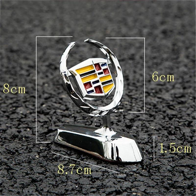 AABHP1 Metal Car Hood Emblem for Cadillac ATS CTS Escalade SRX XTS XT5 STS CT5 CT6 BLS Deville Front Logo Badge Exterior Car Accessorry