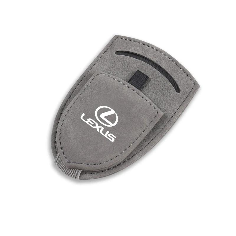 PPFX2 Car Sun Visor Glasses Box Sunglasses Clip Card Ticket Holder For Lexus LS LC RZ IS350 ES300 GS350 CT200h GX460 LX570 RX500h NX30