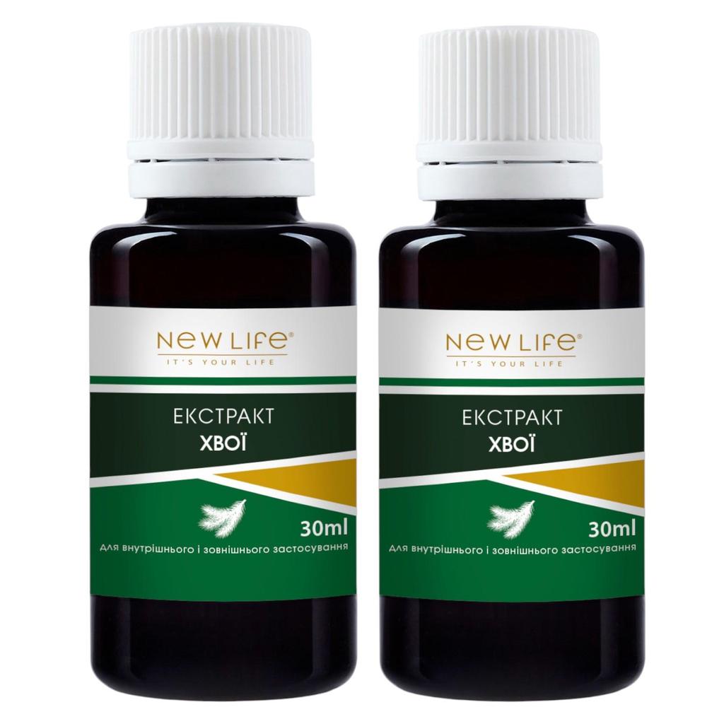Хвои Экстракт Настойка Травяная Жидкость Добавка Диетическая New Life