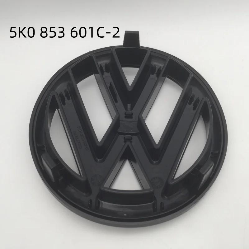 2Pcs For vw Golf6 MK6 135mm 110mm car front grille Lid Cover emblem sticker Rear Trunk Badge Decal styling Auto accessorie ze9