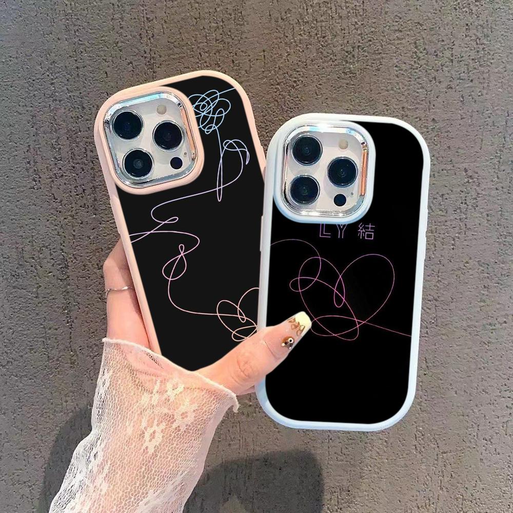 Чехлы для телефонов Ae85 Line Drawing Art Design для Samsung A13 A32 A53 A04e A54 S23 S24 Ultra Infinix Hot 40i Huawei P30, металлическая защитная задняя крышка для камеры