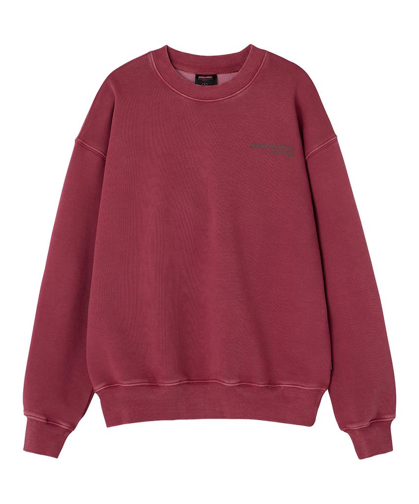 URBANAGE Control Tower Pigment Oversized Sweatshirt Pink