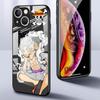 OneS P-ieceS LuffyS Case for iPhone 17 Pro Max 14 12 8 13 XR 16 Air 11 15 Plus Glass Phone Cover