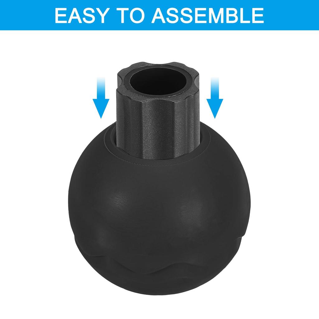 PATIKIL набор из 4 ножек стульев для кемпинга TPE, защита ножек складных стульев, подходит для ножек стульев, черный 0,59 дюйма