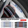 4Pcs Auto Wheel Hub Badge Tire Rim Stickers Accessories For Focus 2 3 MK2 MK3 Fiesta Mondeo Kuga Ecosport C-Max Auto