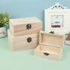 Wooden Multifunction Case with Lid Jewellery Storage Container Box Home Decor