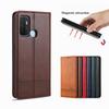 OPPO A32 A53s A11s / A33 A53 2020 uchun hashamatli magnit tortishishli g'ilof soddalik telefon qopqog'i hamyonli g'ilof karta bo'limlari sifat AZNS