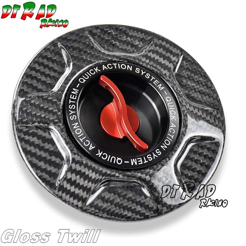 For TWM Quick Action Carbon Fiber Fuel Filler Cover For DUCATI MULTISTRADA V2/S V4/S V4 PIKES PEAK Key Lockable Petrol Tank Cap