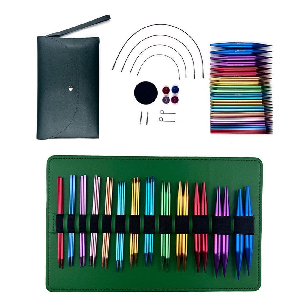 Инструмент для вязания своими руками, сменные алюминиевые спицы, наборы для начинающих, предназначенные для любителей ручного вязания