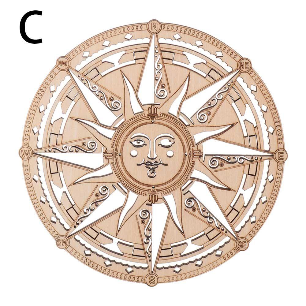 Горячие украшения Деревянная табличка Сакральная геометрия Деревянное настенное искусство Подвесное произведение искусства Настенный декор