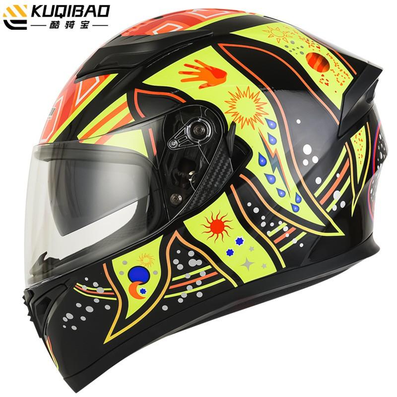 Motorcycle Full Face Helmet Dual Visor Bluetooth 3C Certified All Season Safety Riding