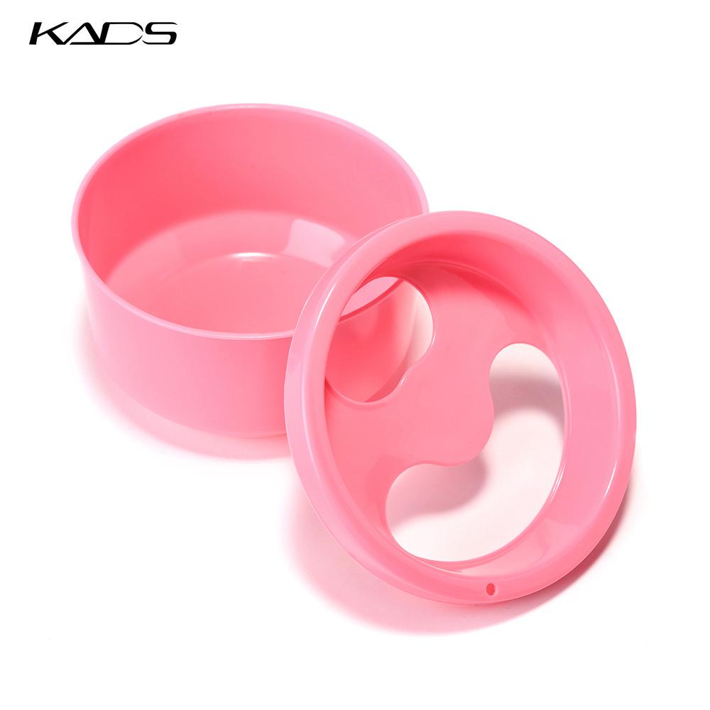 kads Nail Art Hand Wash Remover Soak Bowl Nail Spa Bath Manicure Round Bowl Tool Cuticle Removal Tray Gel Acrylic Polish Remover