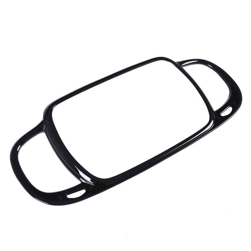 ABS Black For Fiat 500 2016-2025 Car Center Console Air Outlet Navigation Screen Frame Sticker Car Interior Accessories