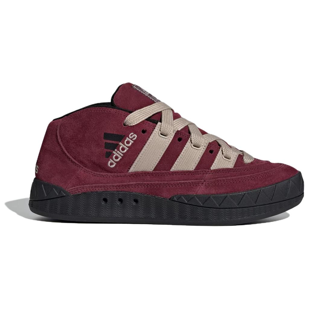 Adidas Кроссовки унисекс Adimatic Mid Maroon Wonder Beige Red Core-Black IF8790