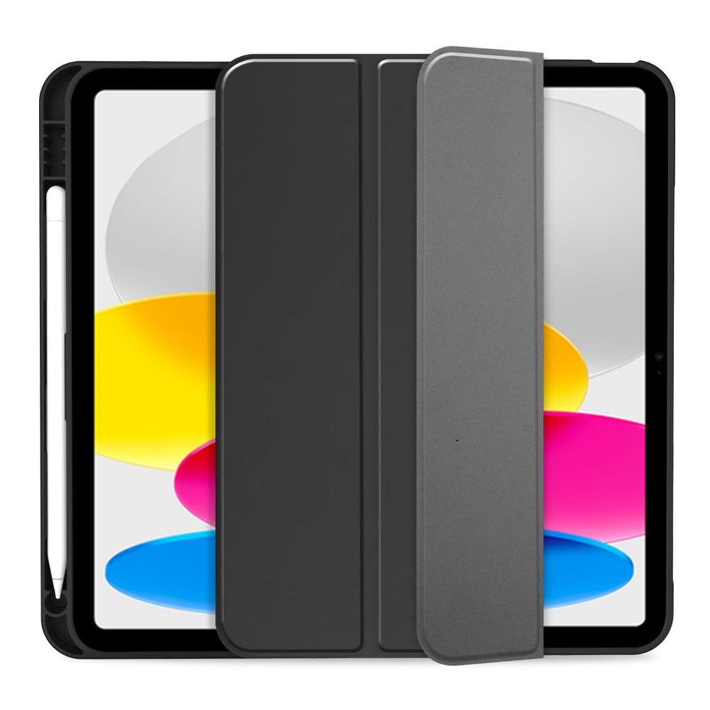 Etui Ochronne Alogy Book Cover Pencil Case Obudowa Z Miejscem Na Rysik Do Apple Ipad Air 4 2020 / Air 5 2022 10.9" Czarne + Szkło