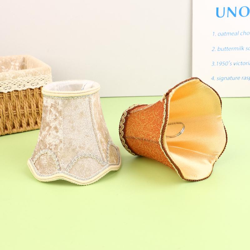 1 шт. Аксессуары для домашнего освещения Тканевый абажур Простой абажур для люстры Чехол-ракушка DIY Декорация