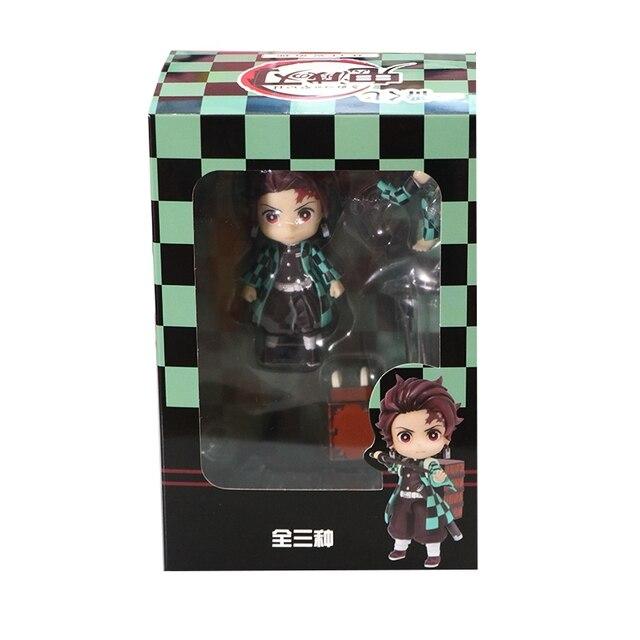 Anime Demon Slayer Figure Kimetsu No Yaiba Kamado Nezuko Tanjirou Agatsuma Zenitsu Hashibira Inosuke Tomioka Giyu Action Figure