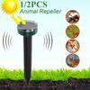 4-компонентный солнечный садовый заземляющий драйвер, наружный садовый солнечный драйвер, ультразвуковое уничтожение крыс и ловля крыс в домашних условиях