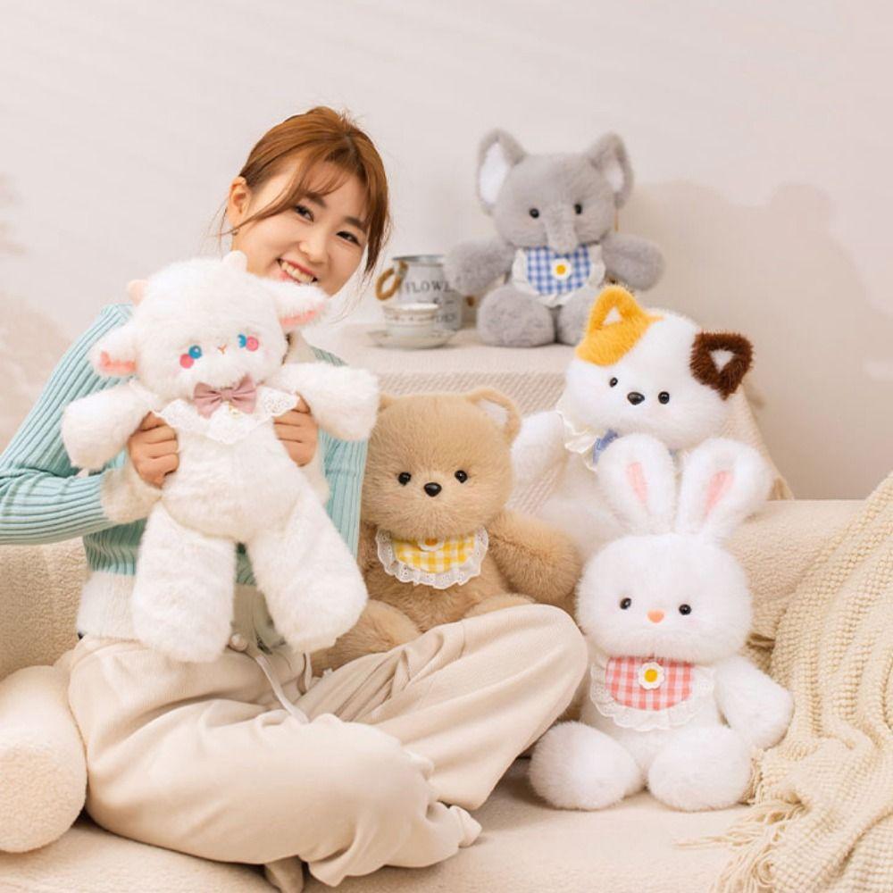 Кошка Овца Собака Бегущий Медведь Плюшевые Игрушки Слон Кролик Мягкая Игрушка Дни Рождения