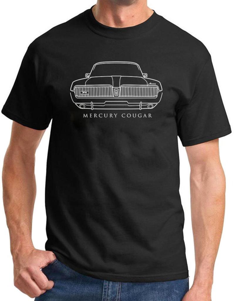 1967 1968 Mercury Cougar Front End Profile Design Tshirt