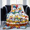 1pc, Donald Duck (1) Cozy Flannel Throw Blanket Perfect Gift for Bedroom, Living Room, Travel, Camping, Car