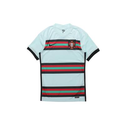 Nike Португалия УЕФА Евро выездная майка бирюзовый/многоцветный мужские топы сине-белый CD0703-336