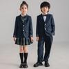 British Style Formal Plaid School Uniform Set for Girls