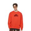 Li Ning Bad Five Chang An Молодежный забавный принт спортивный свитер с круглым вырезом толстовка унисекс толстовка флуоресцентно-оранжевый AWDRF87-2
