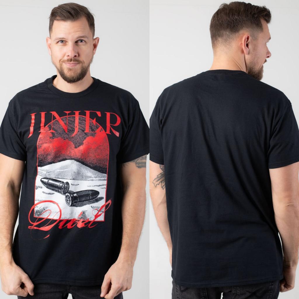 Jinjer Graphic Cotton Tshirt Unisex Summer Short Sleeve Fashion Brand Tee Luxury Casual Vintage Tees