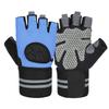 Outdoor Cycling Gym Exercise Half Finger Gloves for Unisex Long Wrist Hiking Boxing Training Breathable Non Slip Accessories