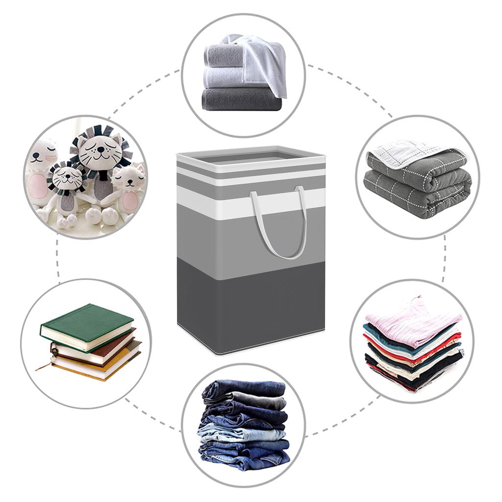 Laundry Basket Large Capacity Foldable Dirty Clothes Storage Basket Portable Waterproof Bathroom Clothes Organizer Bag