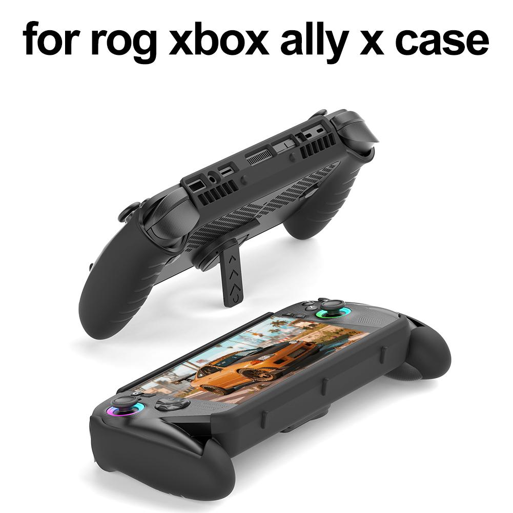 For JYS For ROG For Xbox Ally/X TPU Handheld Protective Case Full Coverage With Detachable Front Shell Game Accessories