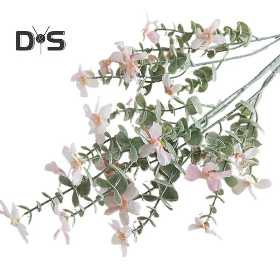 Искусственная шелковая ткань, имитация цветка, легкий уход, креативная мини-искусственная орхидея, зеленое растение