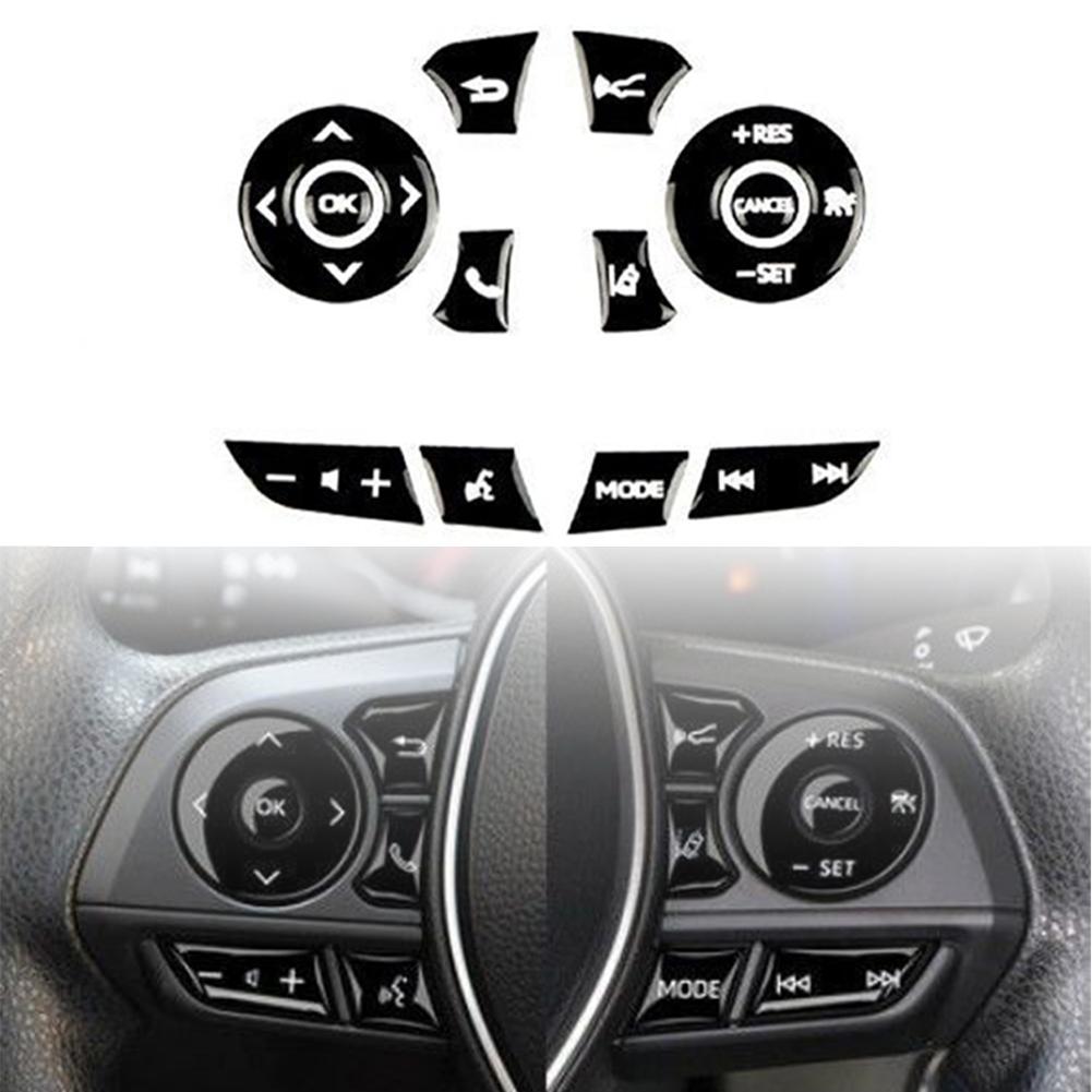 Детали салона автомобиля Накладка на кнопку 12 шт. / Комплект для Corolla 2019-2022 для Toyota Высокое качество ABS Высокое качество