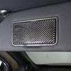 Black Carbon Fiber Vanity Mirror Panel Sticker Trim For Honda Pilot 2017-23