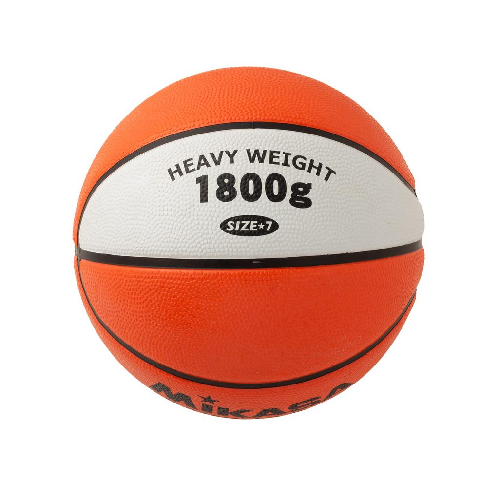 MIKASA Тренировочный баскетбольный мяч размера 7 для высоких и средних весов, рекомендуемый внутренний мяч, (Для мужчин, Взрослые, Взрослые, Колледж, Школа, Школа), Оранжевый/Белый