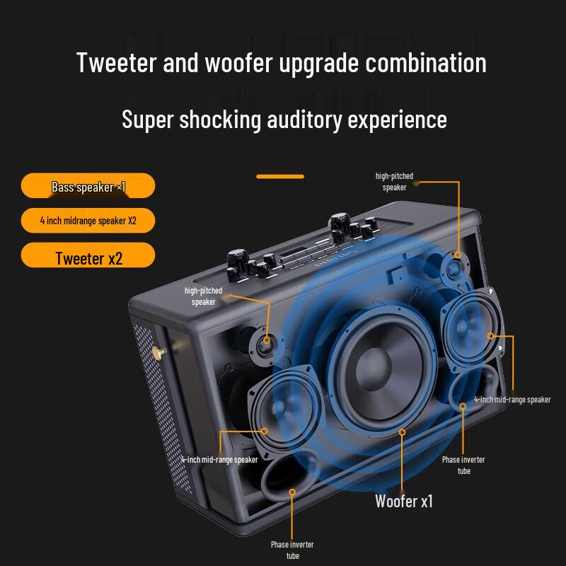 Philips SD100 Portable Outdoor Bluetooth Speaker with Dual Microphones