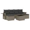 VidaXL Salon de Jardin avec Coussins 7 pcs, Canapés de Terrasse, Ensemble de Meubles de Patio, Mobilier d'Extérieur, Gris 3252867