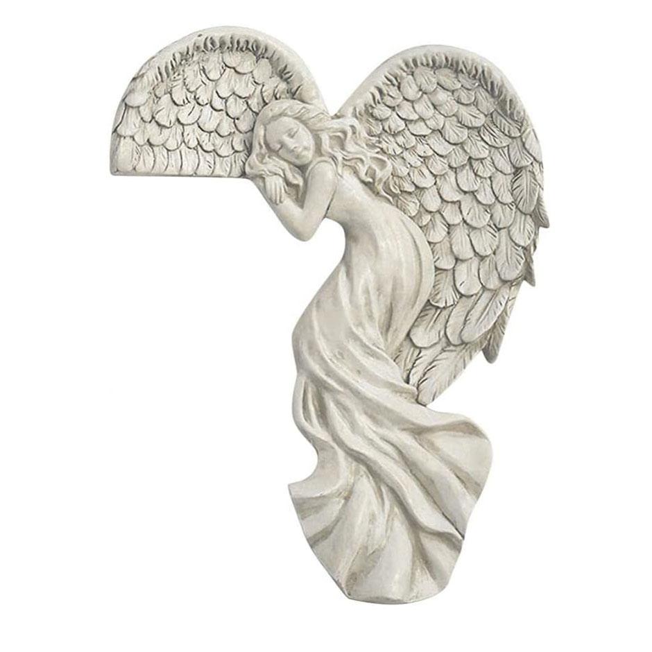 Angel Wings Home Gift Resin Craft Door Frame Ornament Indoor and Outdoor Garden Door Ornament