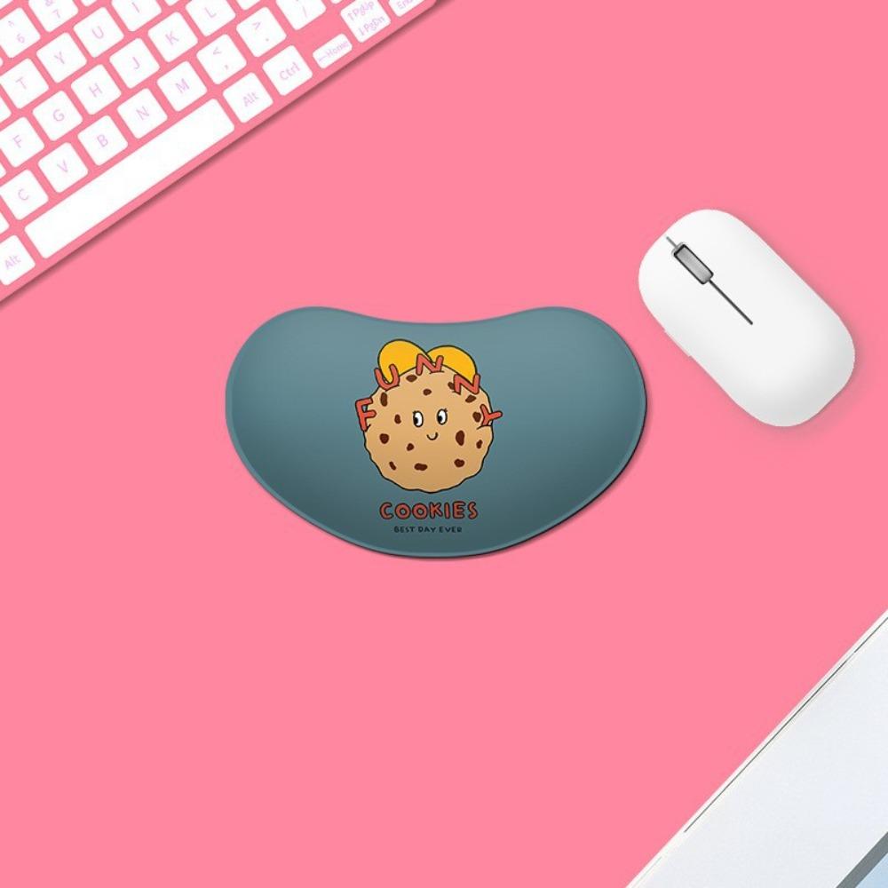 Резиновый коврик для мыши с рисунком из мультфильма, подставка для запястья, противоскользящий, противоскользящий коврик для мыши, подставка для запястья, женский