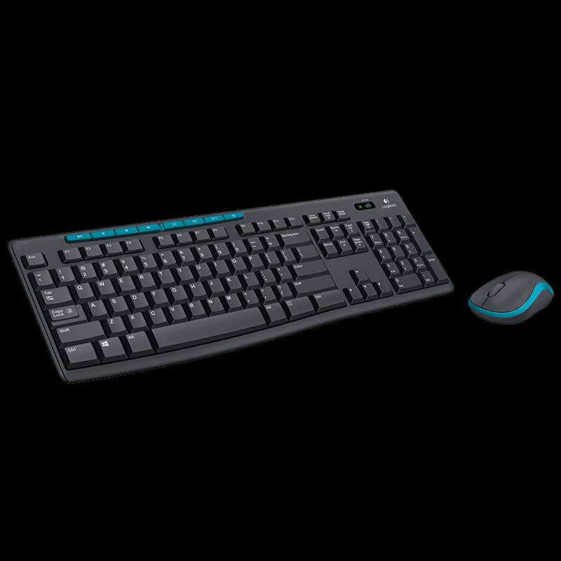 Logitech MK275 Полноразмерный беспроводной комплект из клавиатуры и мыши