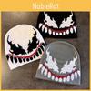 Venom Fashion Knit Cap Casual Streetwear With Acrylic Material For Autumn Winter Warmth