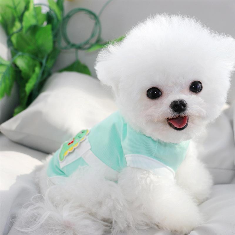 Одежда для домашних собак Жилет Весна и Осень Тонкий Кот Померанский шпиц Маленький щенок Тедди