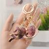 Fashion Rhinestone Colorful Fish Marine Animal Car Women's Cute Bags Charm Accessory Bag Charm